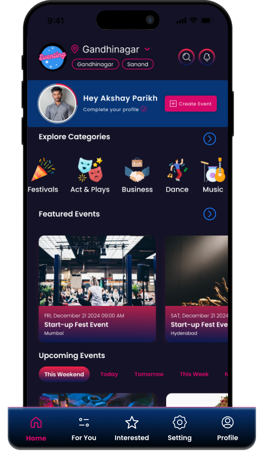 Categories Screen